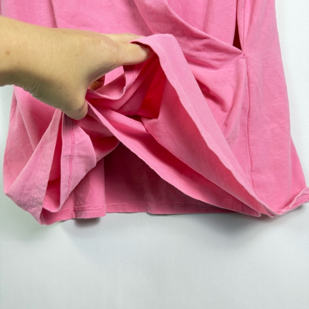 2/$15 LAUREN Ralph Lauren Womens Pink Sleeveless Wrap Top XL Stretch Sleeveless - Picture 6 of 8